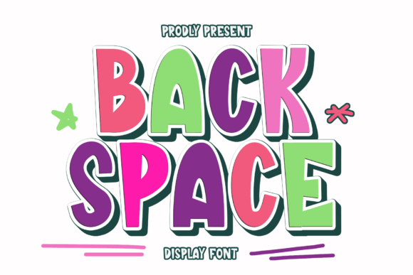 Back Space: A Fresh Take on Casual Display Typography