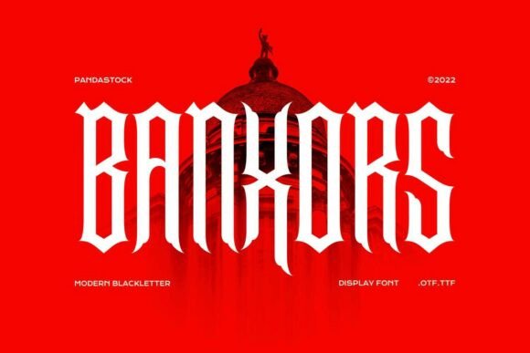 Banxors: The Black Metal Font for Intense Visuals