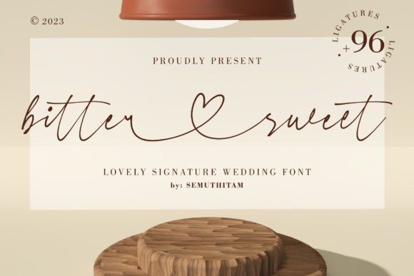 Bitter Sweet: The Signature Font That Feels Like a Love Letter