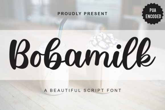 Bobamilk: The Handwritten Font That Adds Luxury Spark