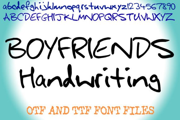 Boyfriends Handwriting: The Font That Feels Like a Personal Note