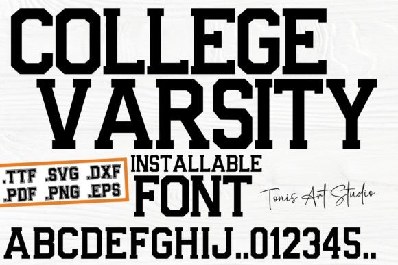 College Varsity: A Font for Sporty, Chic Projects