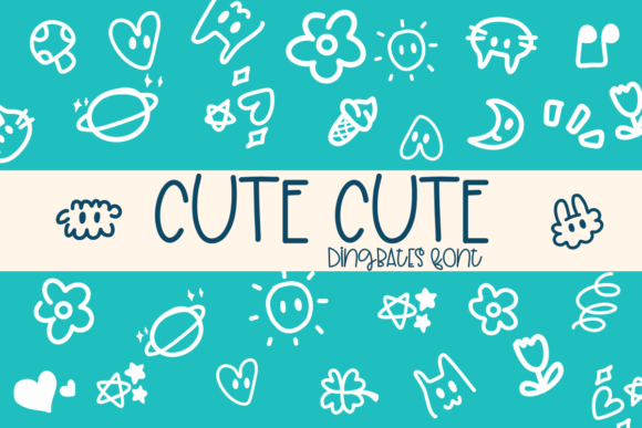Cute Cute: The Sketch-Style Font for Handmade Appeal