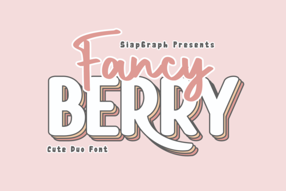 Fancy Berry Duo: A Playful Handwritten Font for Creative Projects