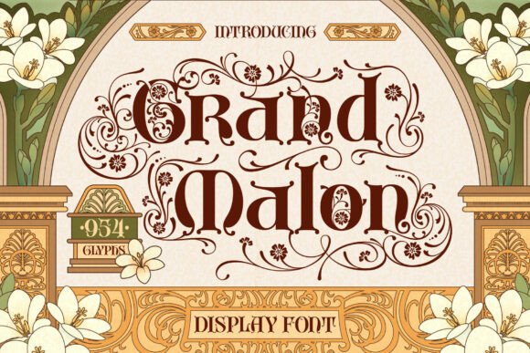 Grand Malon: Mastering the Art of Gothic Display Typography