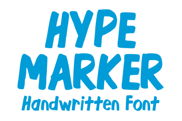 Hype Marker: The Ultimate Hand-Lettered Font for Modern Creators