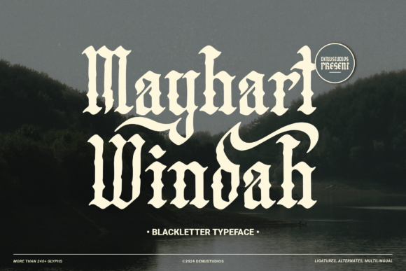 Mayhart Windah: The Gothic Display Font with Modern Edge