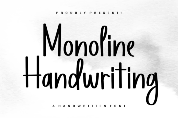 Monoline Handwriting: A Font That Feels Effortlessly Personal