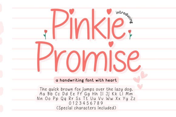 Pinkie Promise: The Handwritten Font That Feels Like a Hug