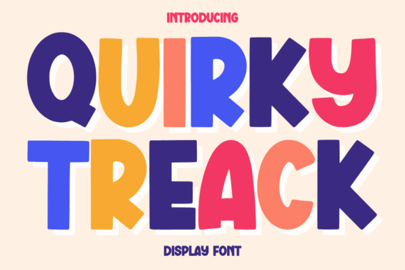 Quirky Treack: A Playful Font for Bold Ideas