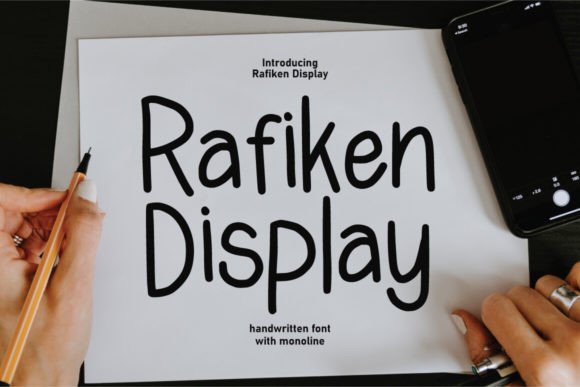 Rafiken Display: The Playfully Nostalgic Font for Retro Design