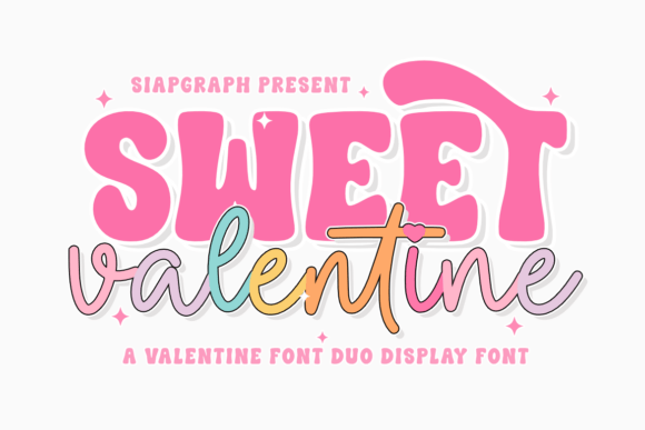 Sweet Valentine Duo: A Playful Font for Bold Ideas