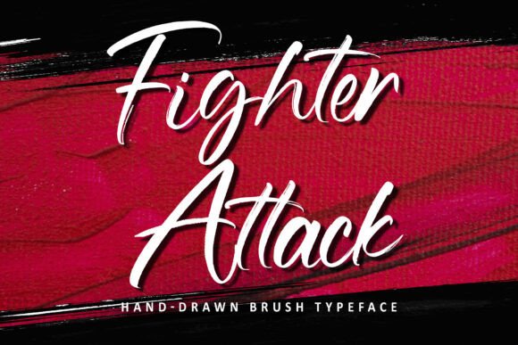 Unleash Unstoppable Energy with Fighter Attack Font