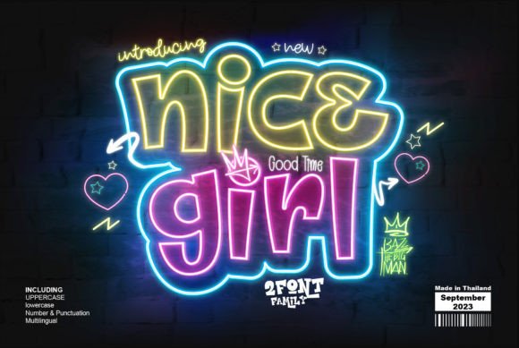 Unleashing Bold Creativity with the Nice Girl Font